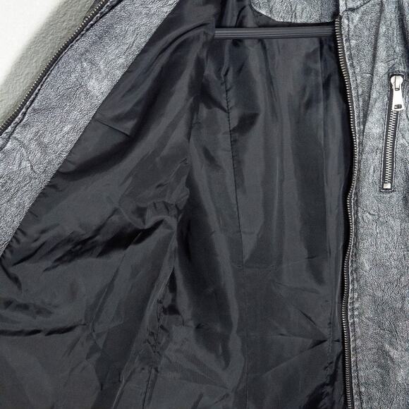 Runway New York Women’s Moto Jacket Cyberpunk Grunge-Glam Clubwear Size Small - Picture 6 of 12